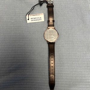 Rebecca Minkoff leather new with tags watch